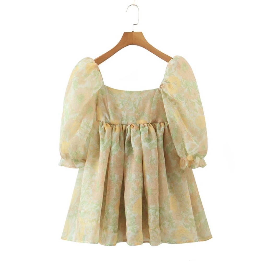 Organza mini dress